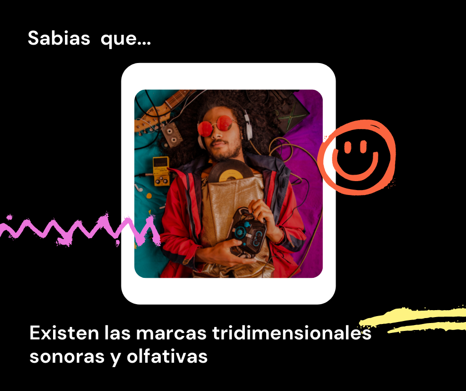 Sabias que además de las marcas tradicionales existen las marcas sonoras, olfativas y tridimensionales.